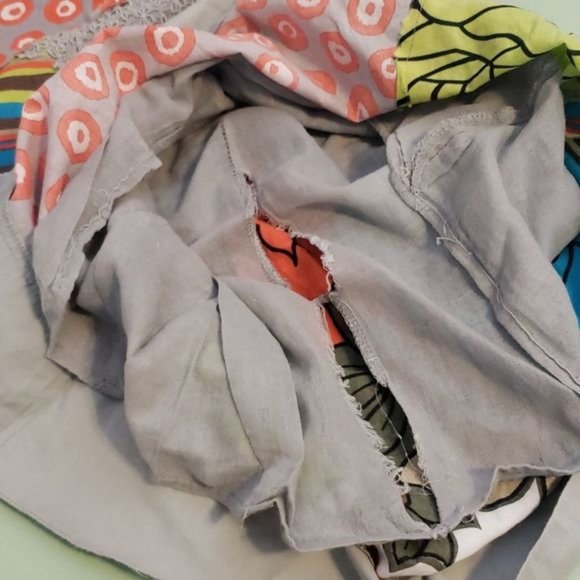 Lucy & Co Women's Medium Patchwork Boho Dress - Picture 13 of 15